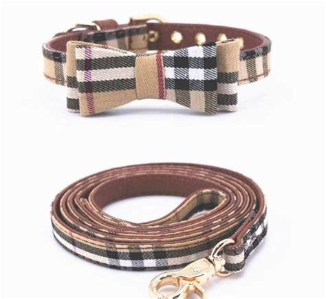 dog burberry dress|burberry dog leash set.